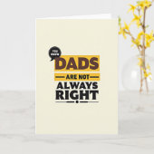 Cool Dads Typography Karte (Gelbe Blume)