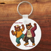 Cool Dancing Bears Schlüsselanhänger (Vorderseite)