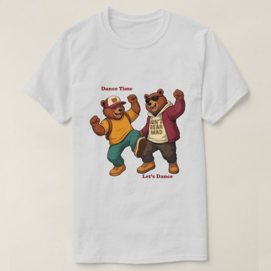 Cool Dancing Bears T-Shirt (Design vorne)