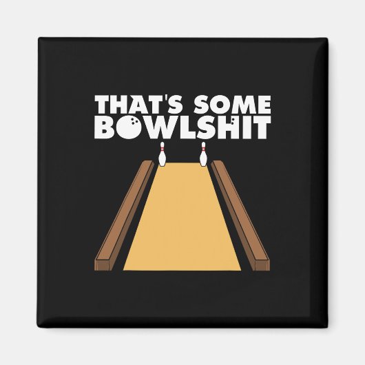 Cool, das ist etwas Bowl Funny Bowling Geschenk fü Magnet (Vorne)