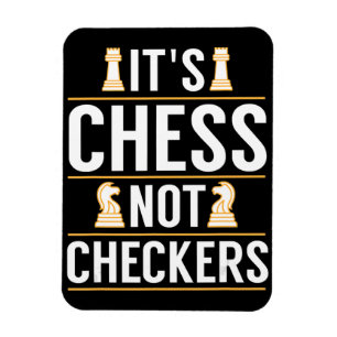 cool, das ist Schach, nicht Dame, Dame-Spieler Ges Magnet