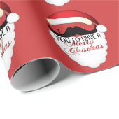 Cool, dass ich dir einen Schnurrbart mache, um fro Geschenkpapier (Rolleneckpunkt)