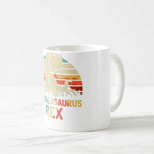 Cool, dass ich Tiny Dinosaurier Funny Bearded Pet Kaffeetasse (VorderseiteRechts)