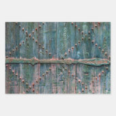 Cool decorative wooden gate geschenkpapier set (Vorderseite 3)