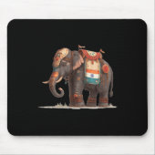 Cool dekorierte, elegante Grafische Kostüme Mousepad (Vorne)