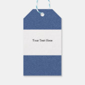 Cool Denim Blue Jeans Geschenkanhänger (Rückseite)