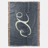 Cool Denim Look Decke (Vorderseite Vertikal)