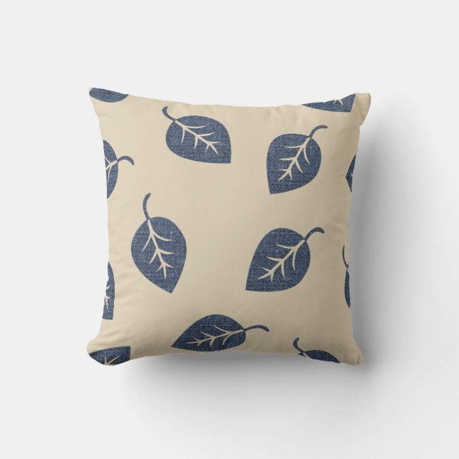 Cool Denim Look Kissen (Vorderseite)