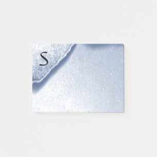Cool Denim Look Personal Initial Post-it Klebezettel