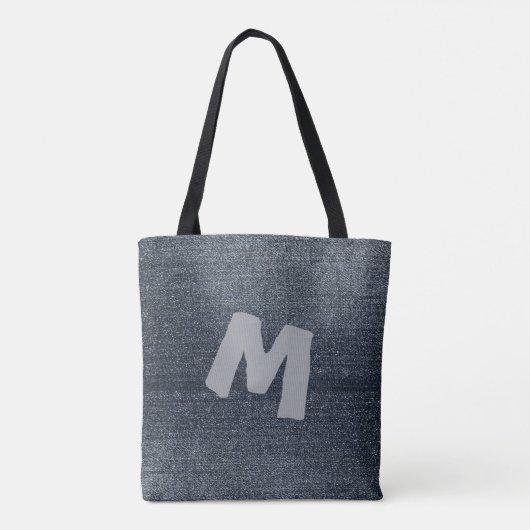 Cool Denim Look Tasche (Rückseite)