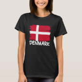 Cool Denmark Flag T-Shirt (Vorderseite)