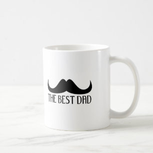 Cool Der beste Vater Black Mustache Vatertag Kaffeetasse