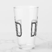 Cool Der Vater mit schwarzem Text Glas (Links)