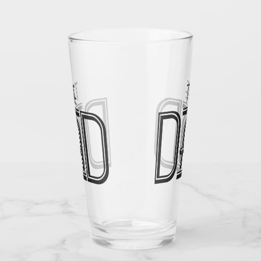Cool Der Vater mit schwarzem Text Glas (Rechts)