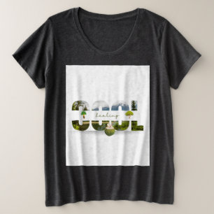 Cool Design Große Größe T-Shirt