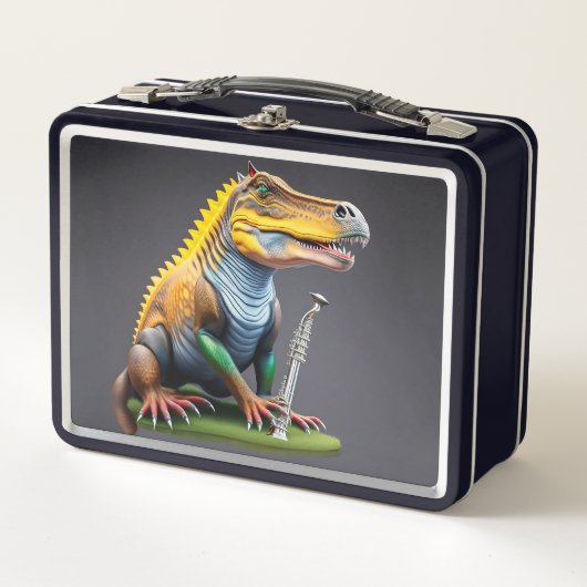Cool Dinosaur Metal Lunchbox (Vorderseite)