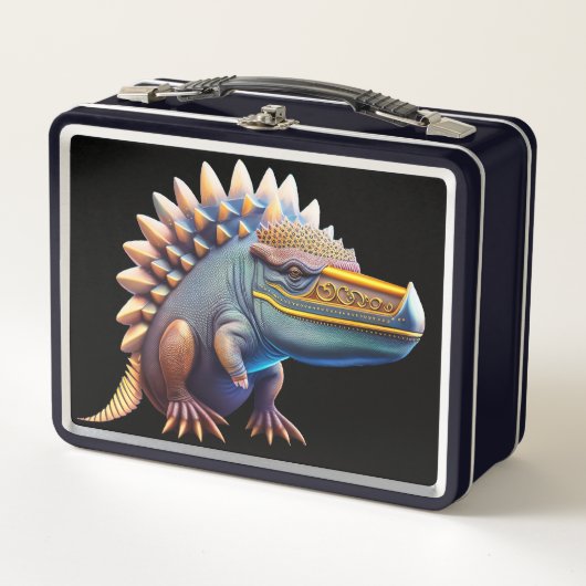 Cool Dinosaur Metal Lunchbox (Vorderseite)