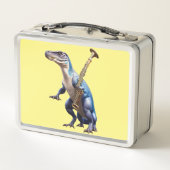Cool Dinosaur Metal Lunchbox (Rückseite)