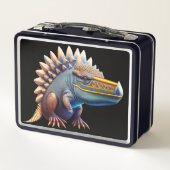 Cool Dinosaur Metal Lunchbox (Rückseite)
