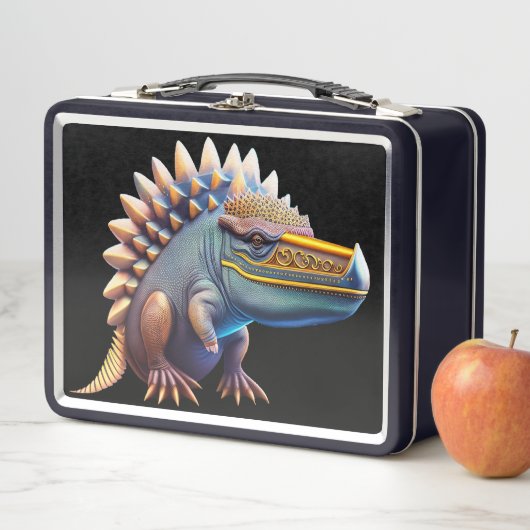 Cool Dinosaur Metal Lunchbox (Beispiel)