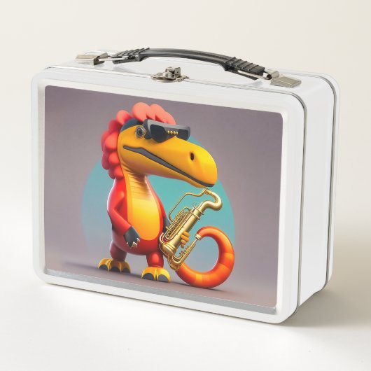 Cool Dinosaur Metal Lunchbox (Vorderseite)