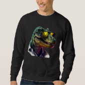 Cool  dinosaur Tyrannosaurus Rex Sweatshirt (Vorderseite)