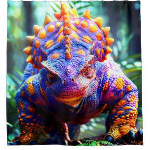 Cool Dinosaurier Duschvorhang