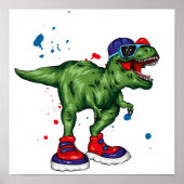 Cool Dinosaurier Poster (Vorne)
