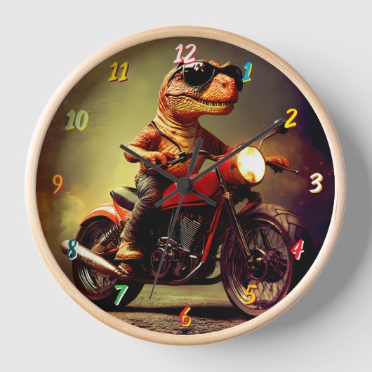 Cool Dinosaurier Uhr (Vorderseite)