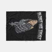 Cool Dirt Mountain Bike Quote In Dirt We Trust Bik Fleecedecke (Vorderseite (Horizontal))