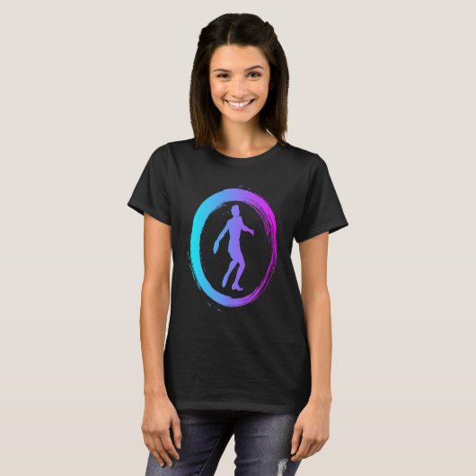 Cool discus throwing track and field T-Shirt (Vorne ganz)