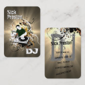 Cool DJ Visitenkarte (Vorne/Hinten)