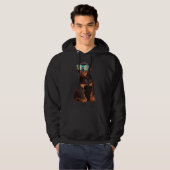Cool Doberman Puppy Hoodie (Vorne ganz)