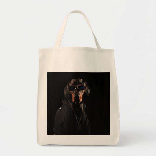 Cool Doberman Tragetasche (Vorne)