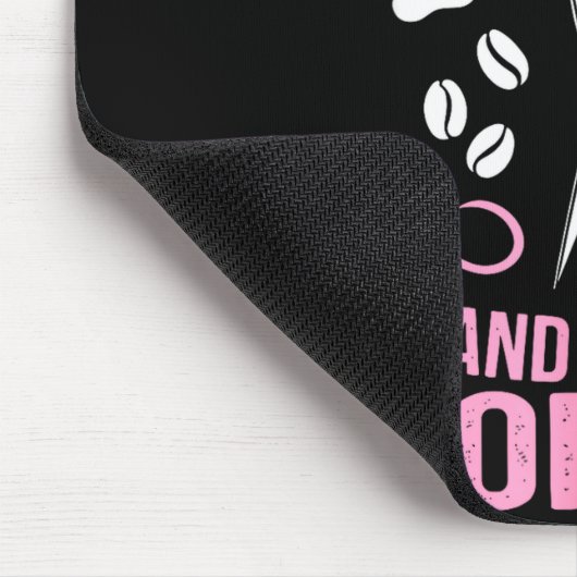 Cool Dog Groomer Art For Men Women Dog Grooming Pe Mousepad (Ecke)