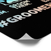 Cool Dog Groomer Art For Men Women Dog Grooming Pe Poster (Ecke)