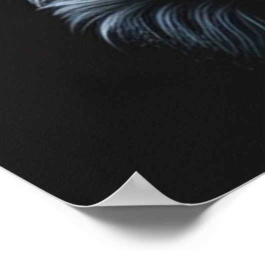 cool dog wearing a pair of stylish sungasse poster (Ecke)