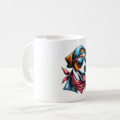 Cool Dogzz ein cooler Jack Russell Terrier mit Sun Kaffeetasse (Vorderseite Links)