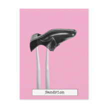 Cool Doll Fashion Postcard