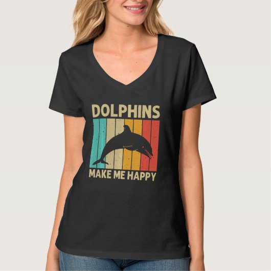 Cool Dolphin For Men Women Dolphins Beluga Whale S T-Shirt (Vorderseite)