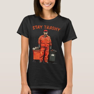 Cool Donald Trump Garbage Bleibe Trashy Funny Mega T-Shirt