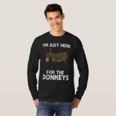 Cool Donkey For Men Women Mule Donkey Safari Anim T-Shirt (Vorne ganz)
