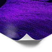 Cool Donkey with Sunglasses and Neon Suit Urban Poster (Ecke)