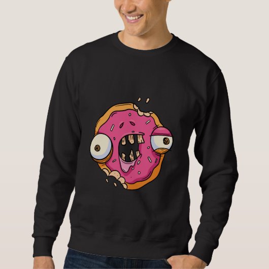 Cool Donut Zombie Sweatshirt (Vorderseite)