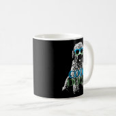 Cool Dood Funny Doodle Doodle Dog Kaffeetasse (VorderseiteRechts)