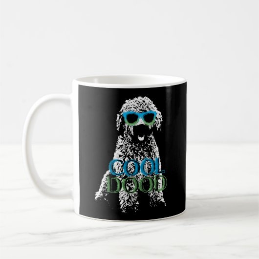 Cool Dood Funny Doodle Doodle Dog Kaffeetasse (Links)
