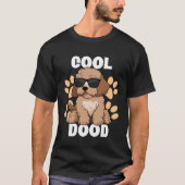 Cool Dood Labradoodle Sunglasses Paw Print for Doo T-Shirt (Vorderseite)