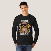 Cool Dood Labradoodle Sunglasses Paw Print for Doo T-Shirt (Vorne ganz)