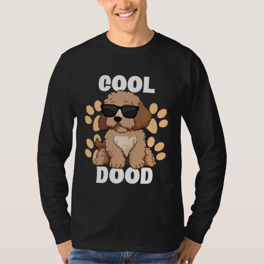 Cool Dood Labradoodle Sunglasses Paw Print for Doo T-Shirt (Vorderseite)