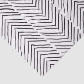 Cool Doodle Handmade Herringbone Boho Minimal Seidenpapier (Detail)